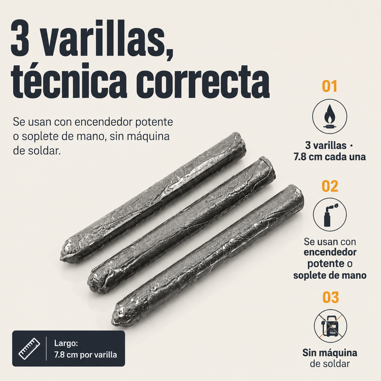 VARILLA DE SOLDADURA UNIVERSAL X3 - id21618 — vista 3