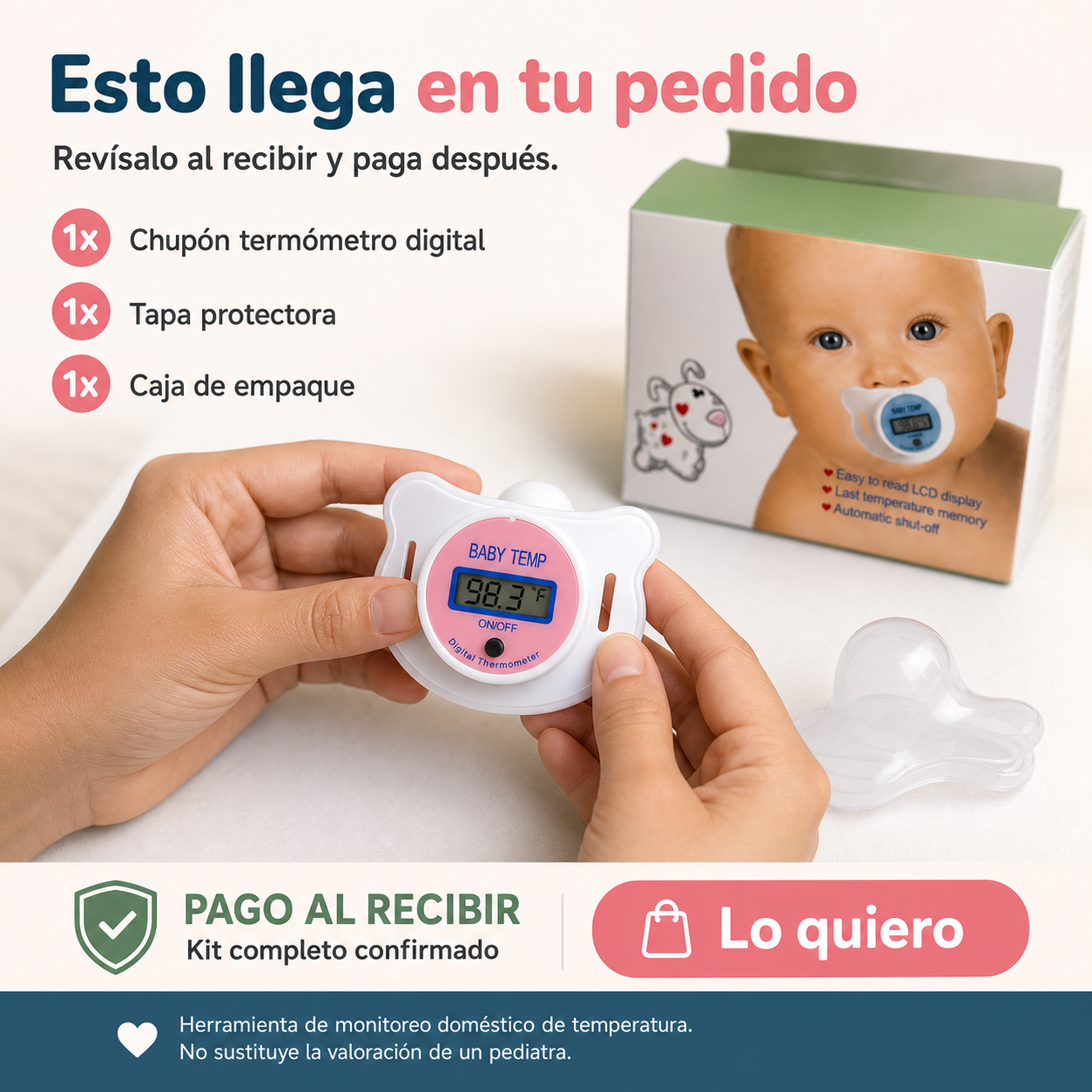 Chupon Termometro Digital Para Bebes - id50526 — vista 8